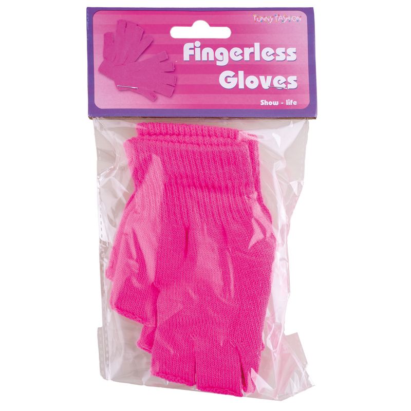 Handschoenen zonder vingers fuchsia