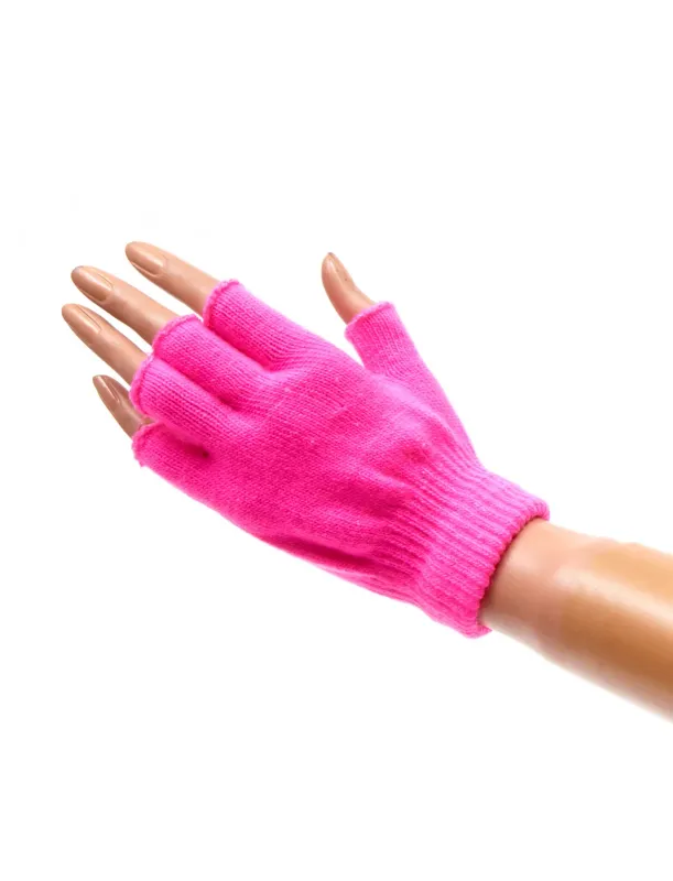 Strickhandschuhe Pink