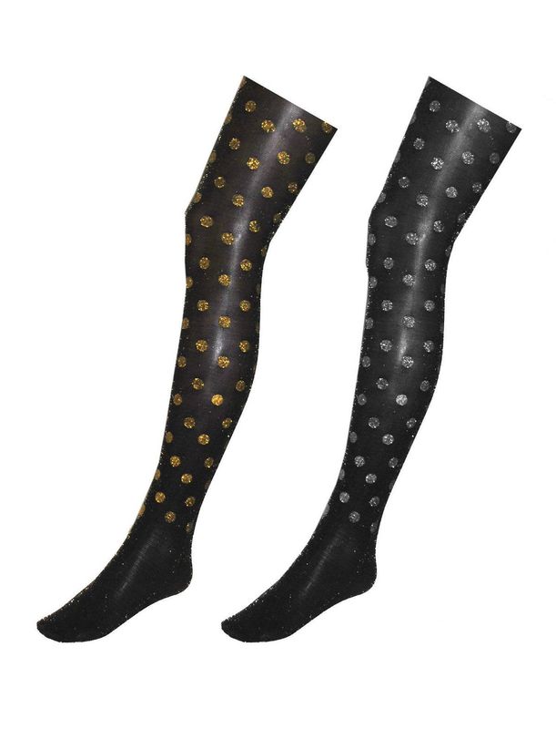 Strumpfhose mit Punkten