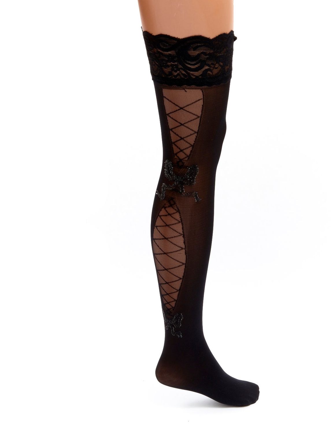 Overknees schwarz