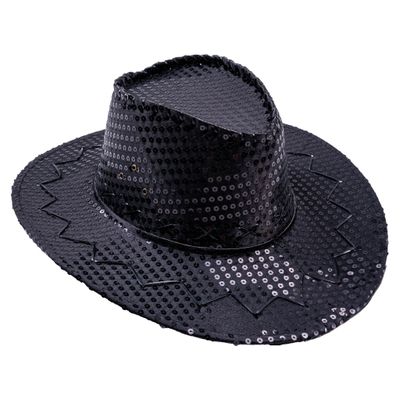 Cowboyhoed met pailletten