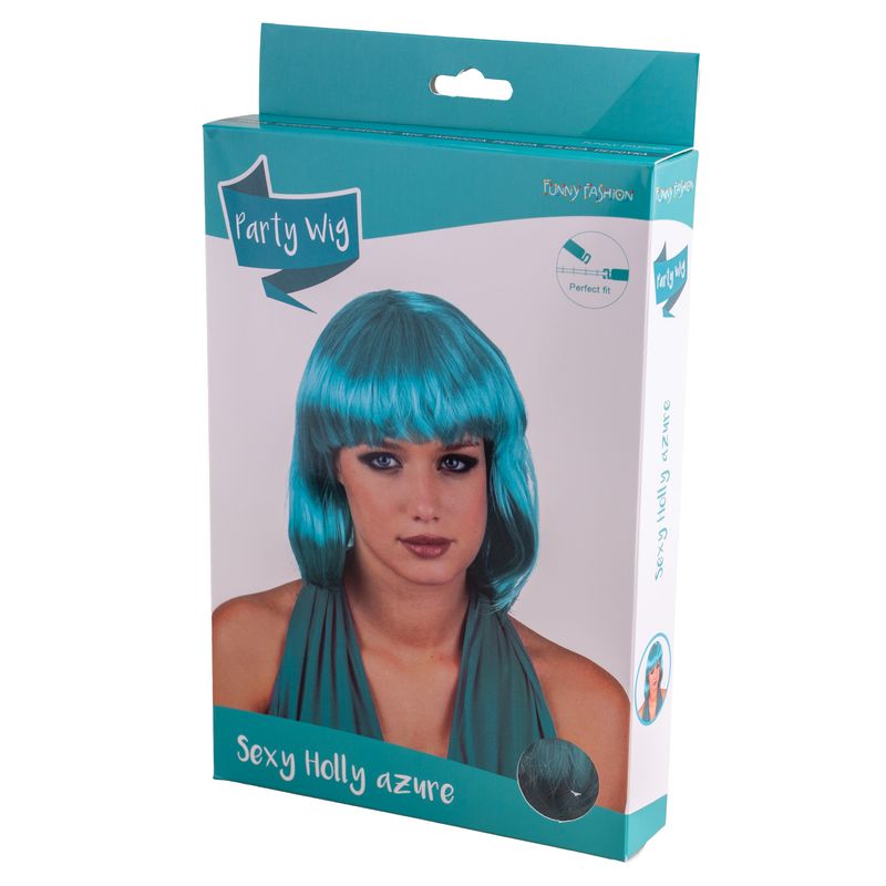 Perücke Sexy Lola Hellblau