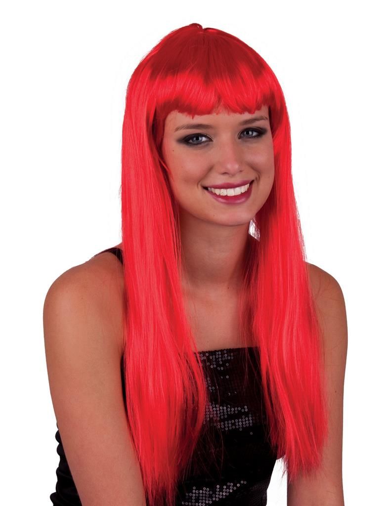 Pruik pretty pony Rood Pruik pretty pony Rood