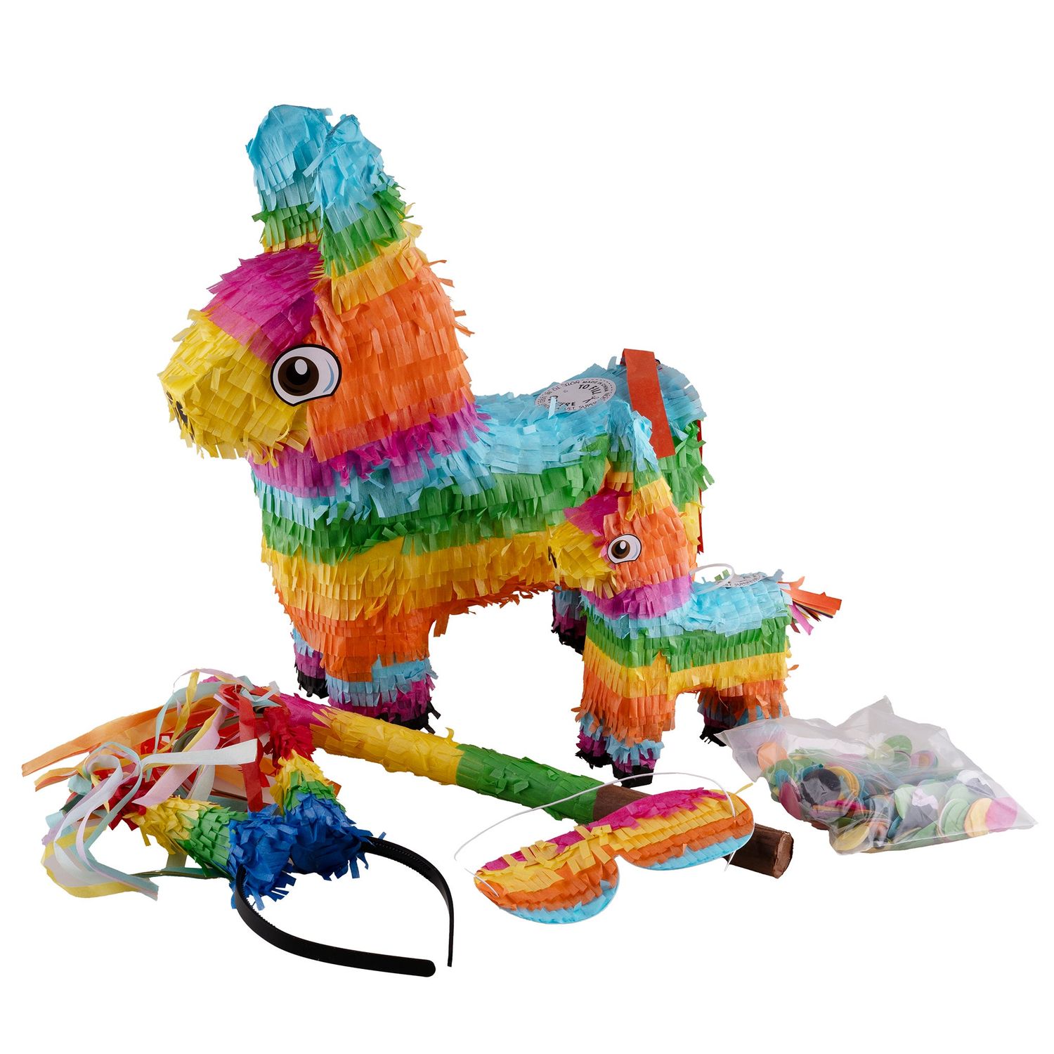 Pinata Partyset Esel 6-Tlg.