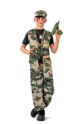 Kostüm Armee Andy Kind 3-tlg.