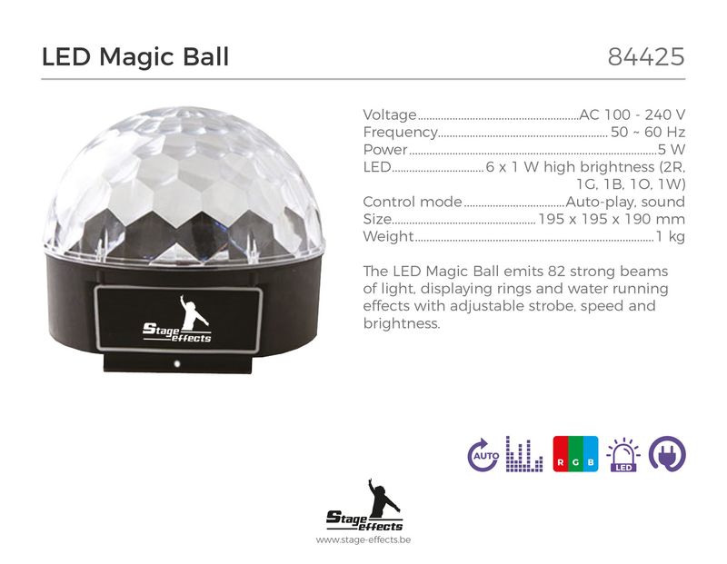 LED Lichtbal Magic