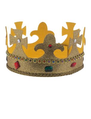 Krone König mit Glitzer