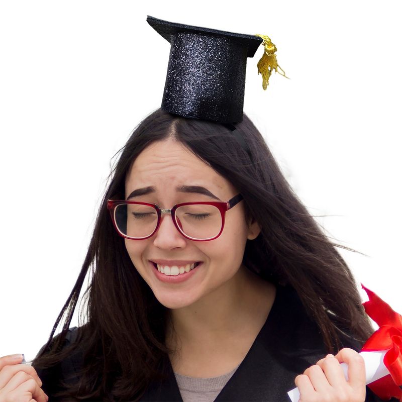 Haarreif mit Mini-Hut Graduierung