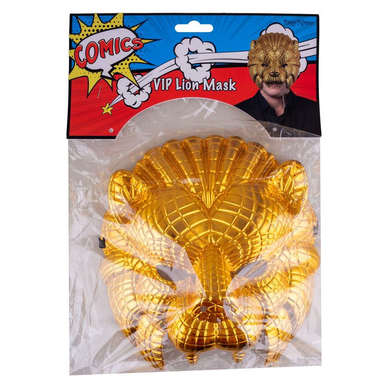 Masker leeuw goud