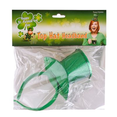 Haarreif mit Mini Hut St.Patricks Day
