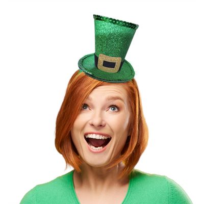 Haarreif mit Mini Hut St.Patricks Day