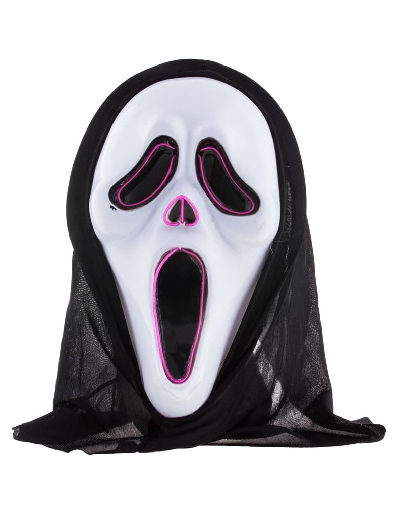 Maske Scream mit Licht Maske Scream mit Licht