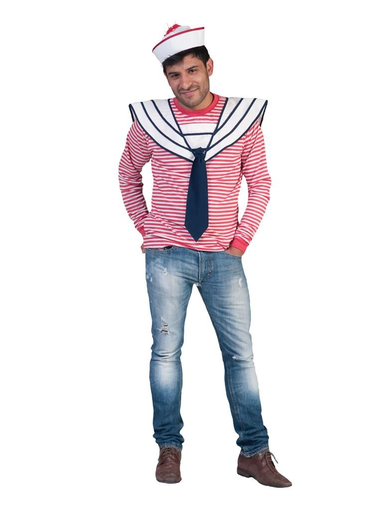 Matrozenkraag met stropdas