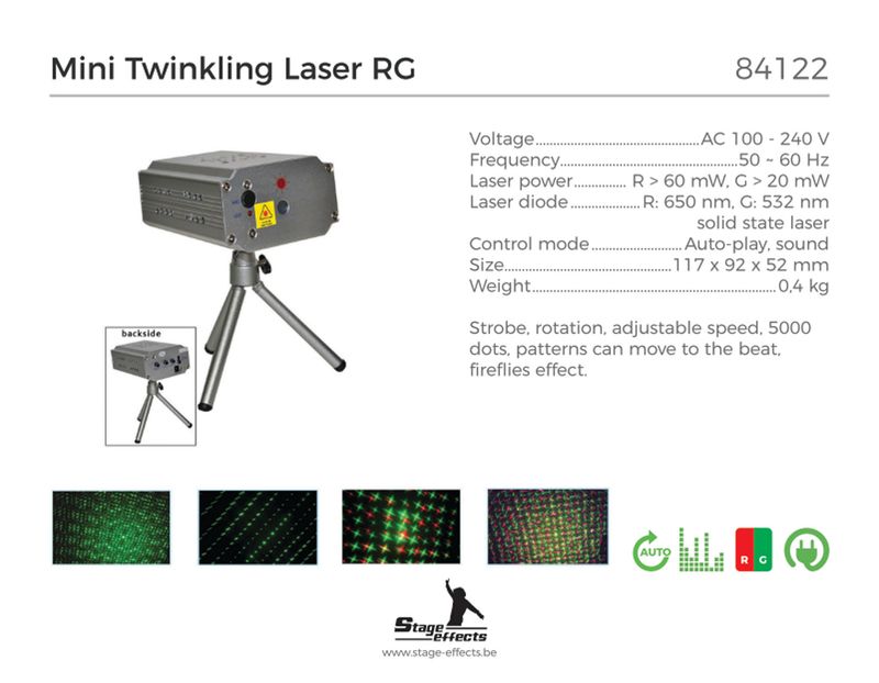 Mini Laser Twinkling RG