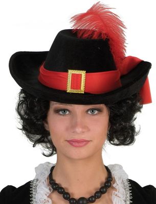 Hoed musketier Lady Winter