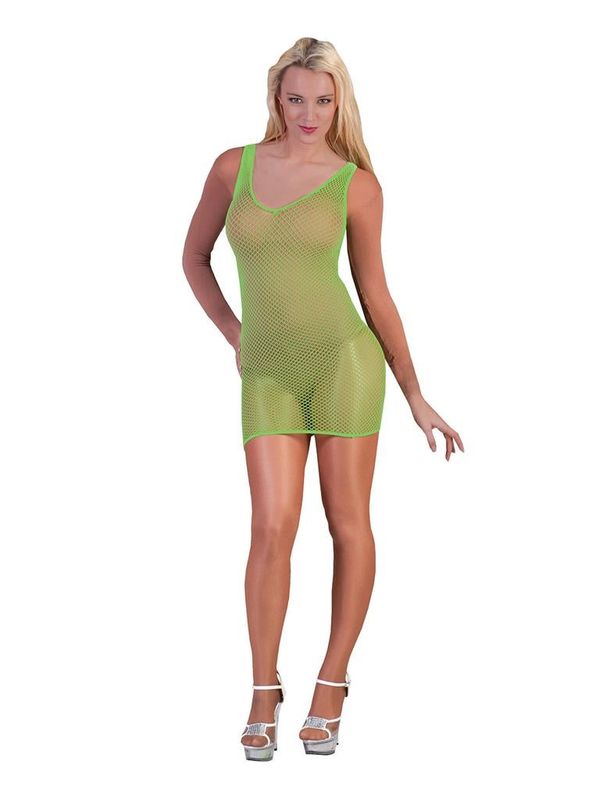 Netz Bodysuit Neon Gr