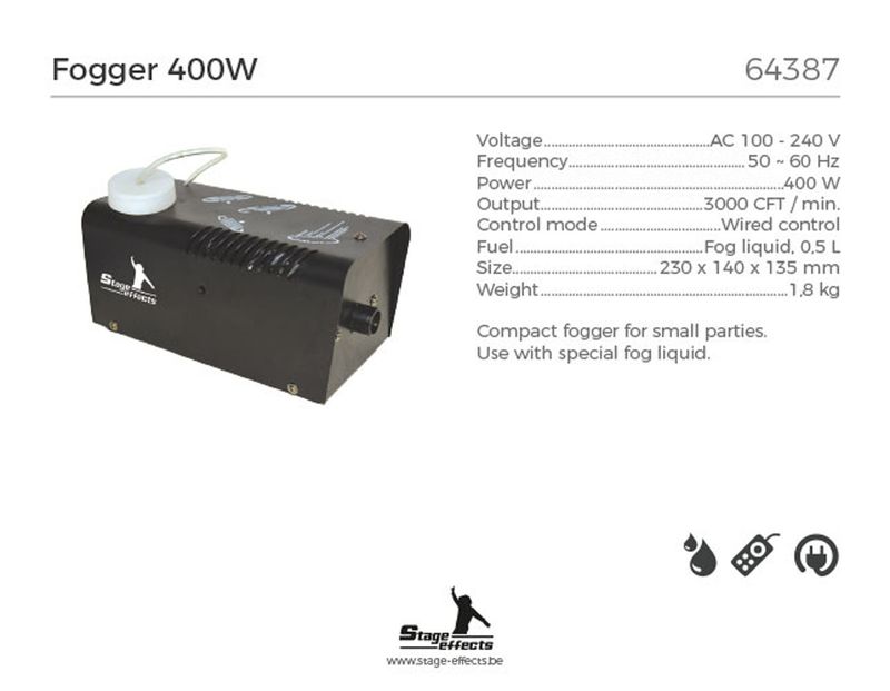 Rookmachine 400W