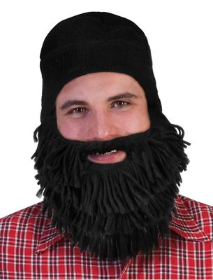 Mütze mir Schnurr- und Kinnbart