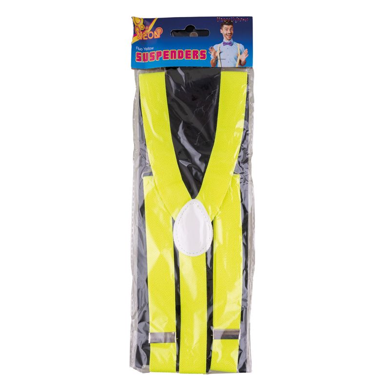 Hosenträger Neon Gelb
