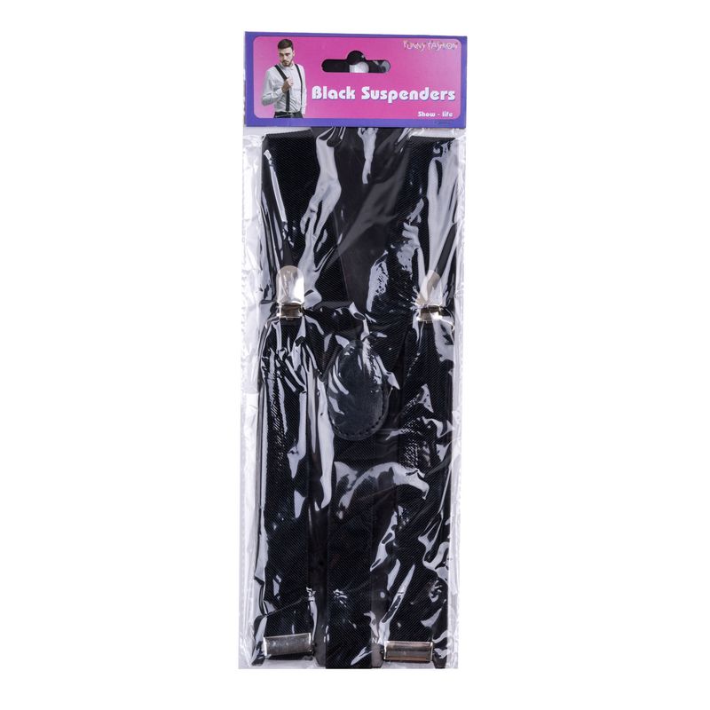 Hosenträger Uni Schwarz