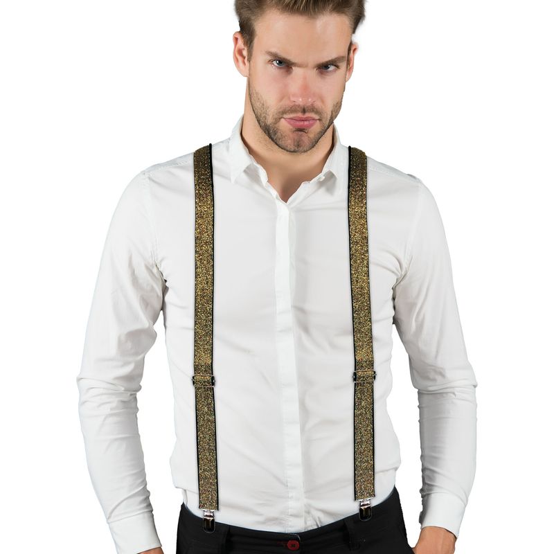 Hosenträger Glamour Gold
