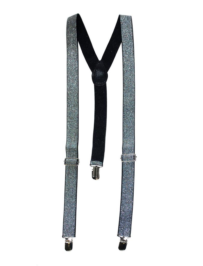 Hosenträger Glamour Silber