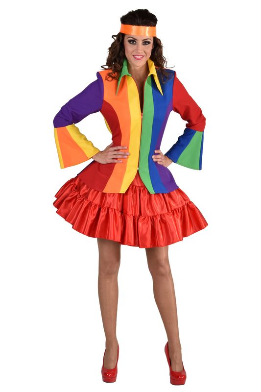 Jacke Regenbogen Damen Jacke Regenbogen Damen