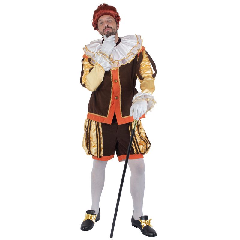 Knecht Ruprecht Braun/Orange 4-tlg.