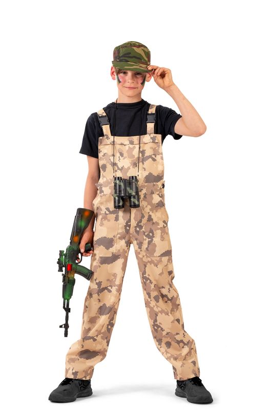 Kinder-Overall Desert Camouflage