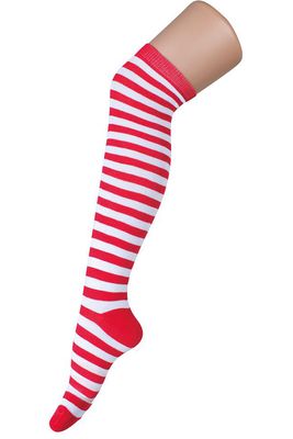 Kniekousen rood wit Kniekousen rood wit