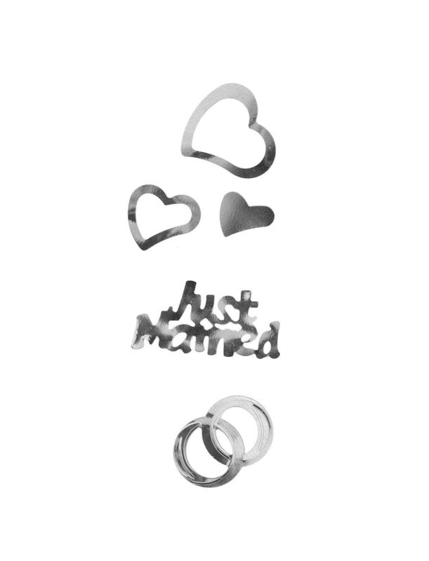 Confetti just married 22 g zilver