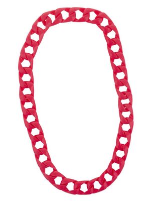 Halskette neonpink 80 cm