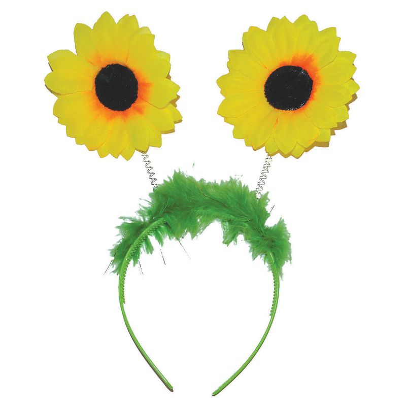 Diadeem met zonnebloemen