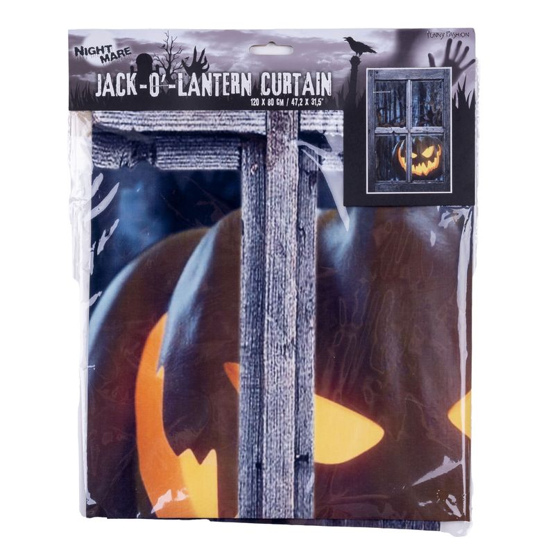 Halloween Kürbis Fensterdeko 80x120cm