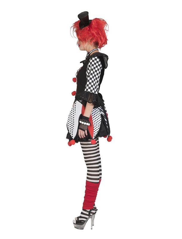 Kleid Harlekin Jester Damen