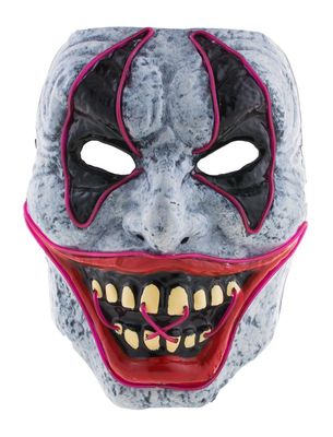 Halloween Maske Clown mit Licht