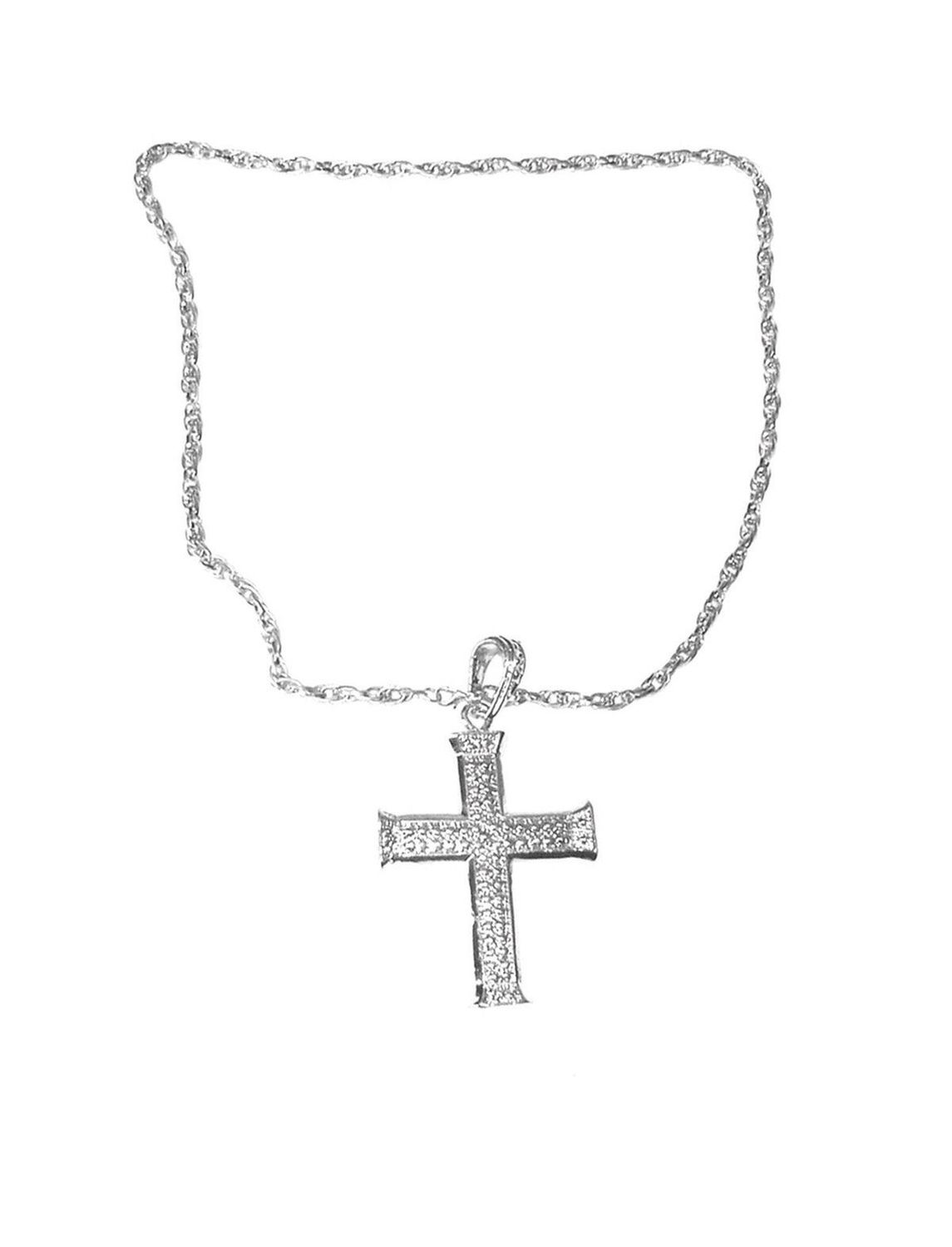 Halskette mit Kreuz silber Halskette mit Kreuz silber