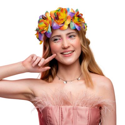 Blumenhaarband Pastell