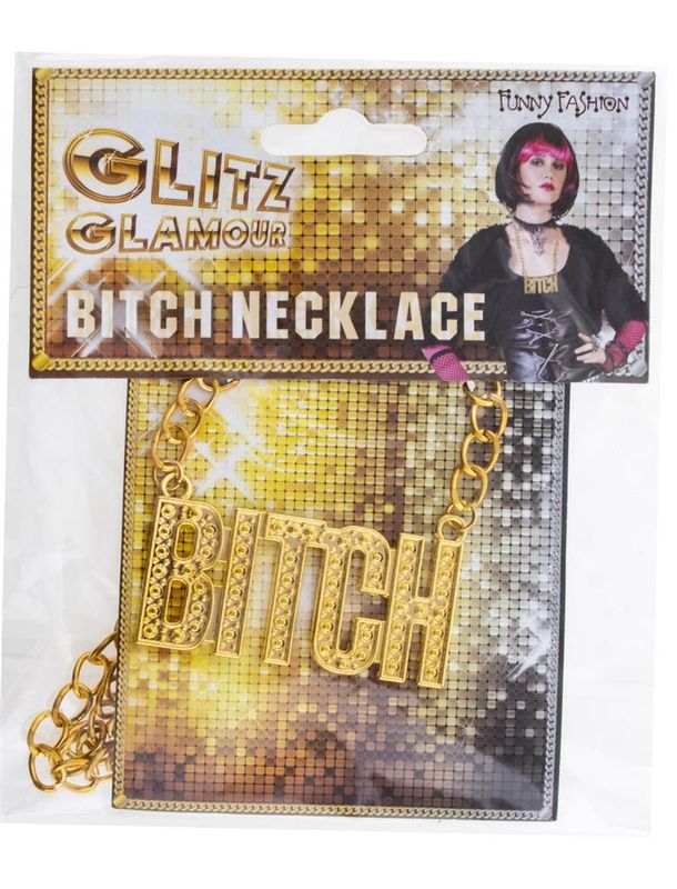Halskette Bitch Gold