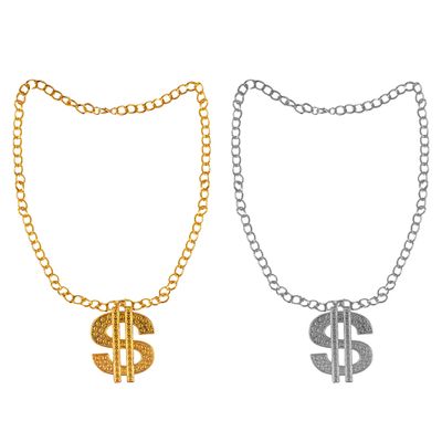 Halsketting Dollarteken 2 Kleuren