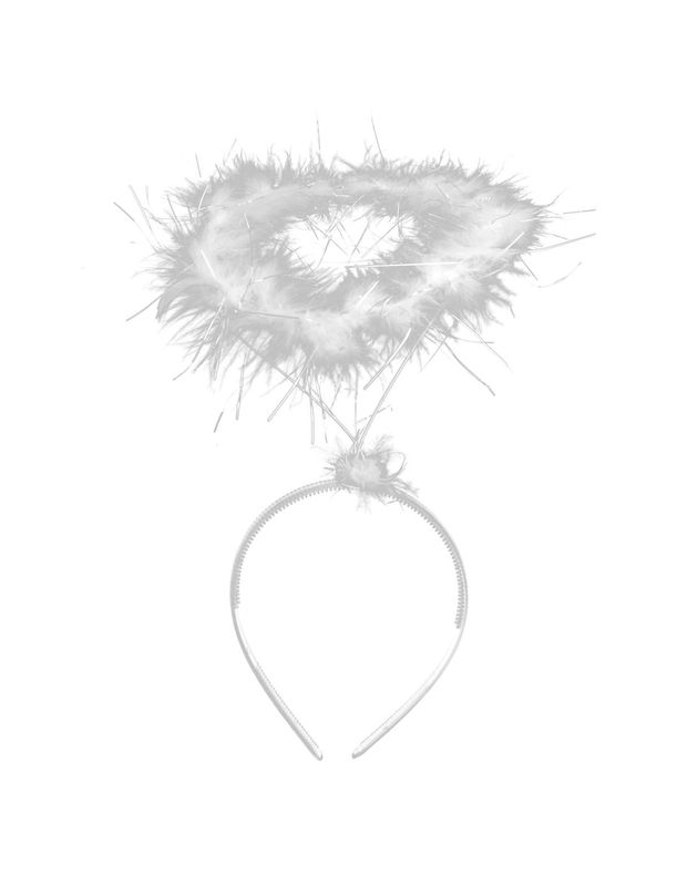 Haarreif Heiligenschein Weiß Haarreif Heiligenschein Weiß