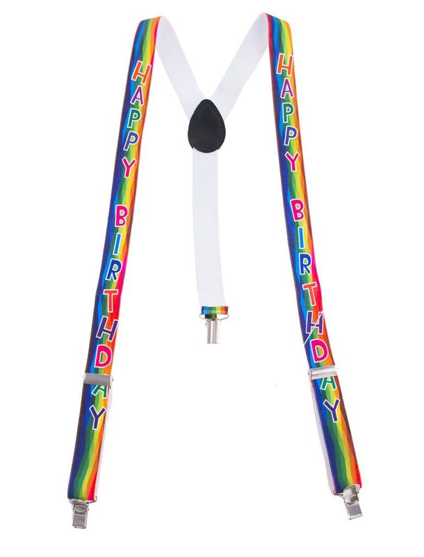 Hosenträger Happy Birthday