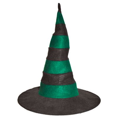 Hexenhut Schwarz/Grün