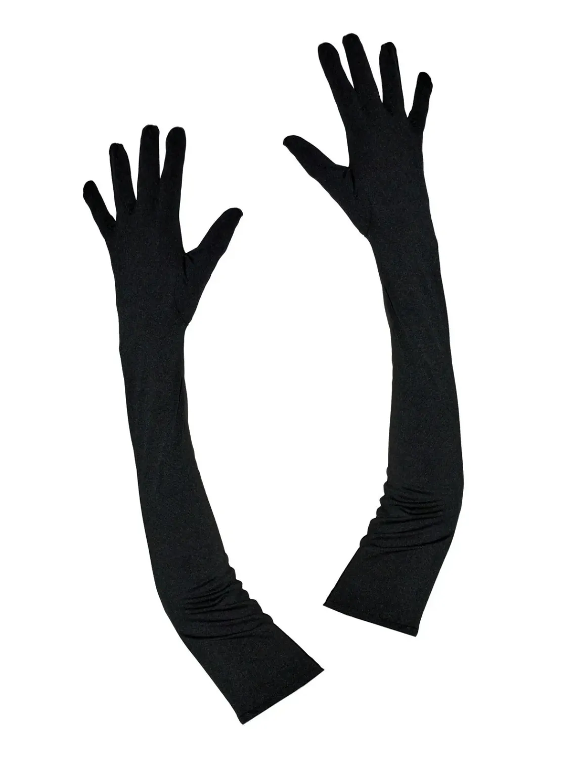 Handschoenen 33 cm zwart Handschoenen 33 cm zwart