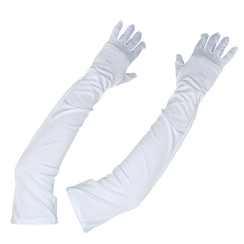 Handschoenen 45 cm wit