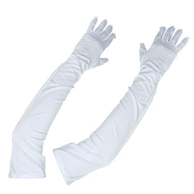 Handschoenen 45 cm wit