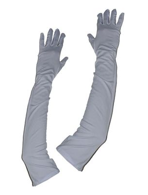 Handschoenen 45 cm wit