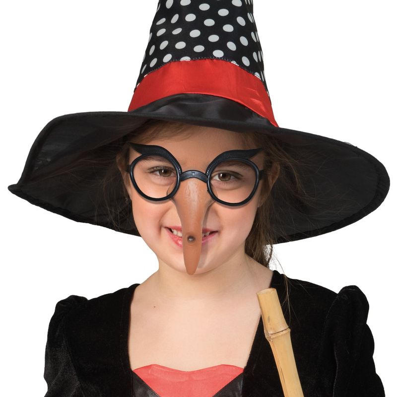Hexennase Brille Kind
