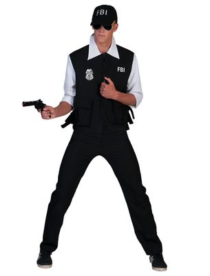 FBI Polizist Collin 4-tlg. Herren