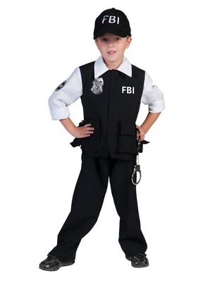 FBI Agent Collin Kinderkostuum 4-dlg. FBI Agent Collin Kinderkostuum 4-dlg.